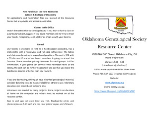OGS Resource Center Offerings